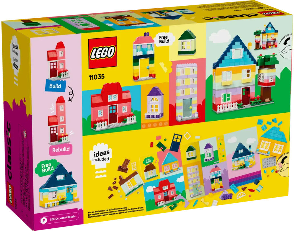 Box Rückansicht: LEGO Classic 11035 Kreative Häuser