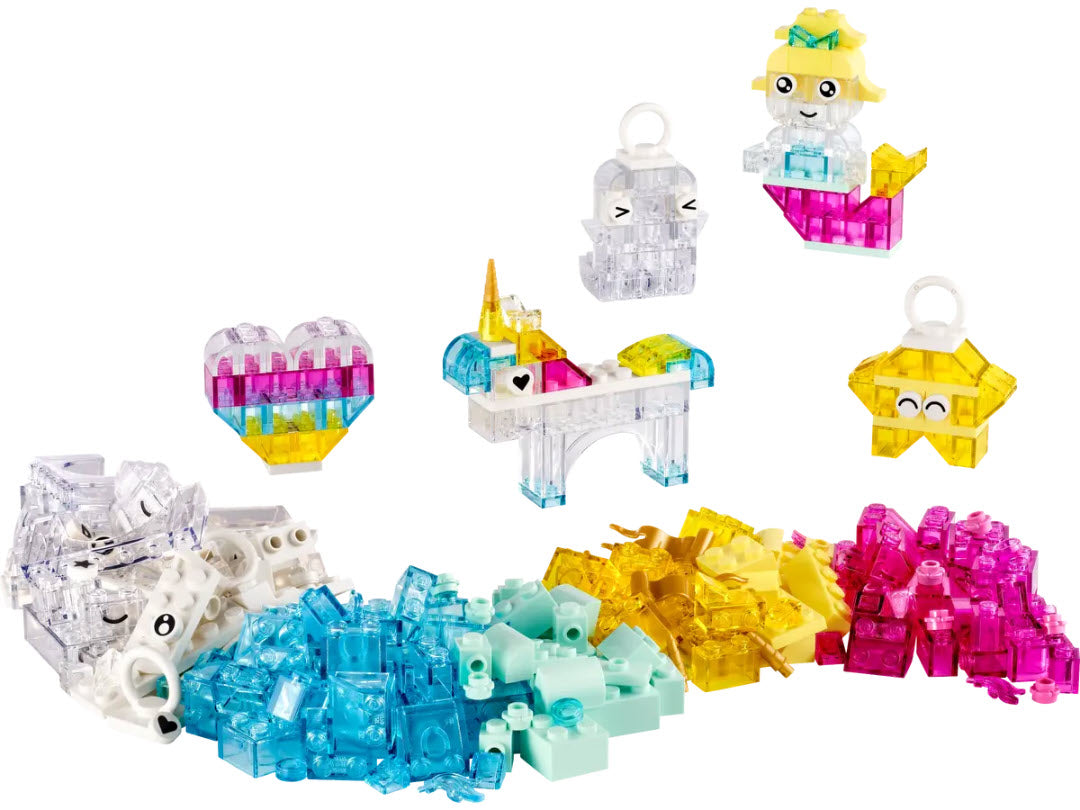 Inhalt: LEGO Classic 11040 Zauberbox mit durchsichtigen Steinen