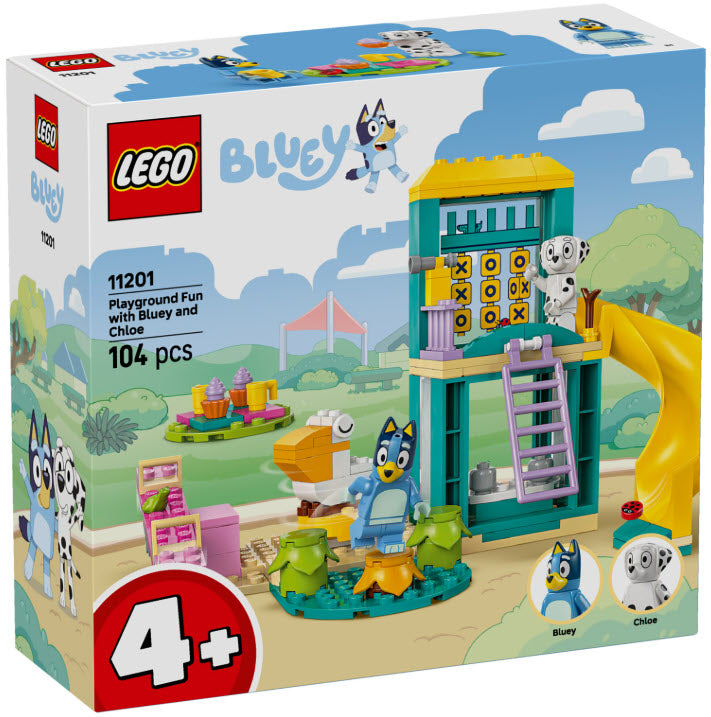 LEGO Bluey 11201 Bluey und Chloe auf dem Spielplatz