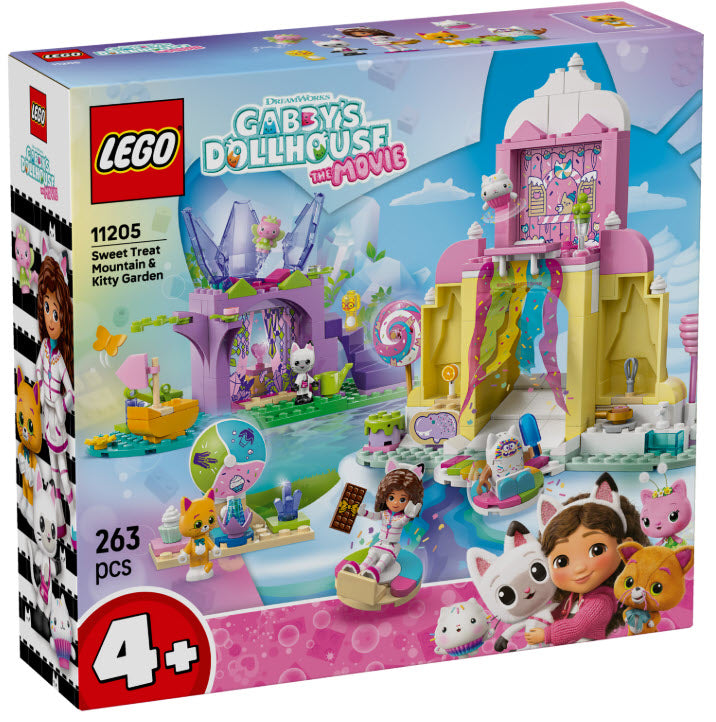 LEGO Gabby's Dollhouse 11205 Zuckerguss-Gebirge und Kätzchen-Garten