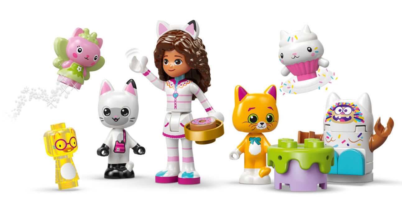 Minifiguren: LEGO Gabby's Dollhouse 11205 Zuckerguss-Gebirge und Kätzchen-Garten