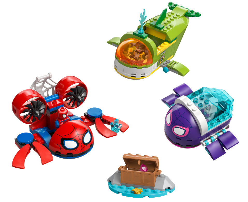 Inhalt: LEGO Super Heroes 11207 Spidey: Unterwasserfahrzeuge