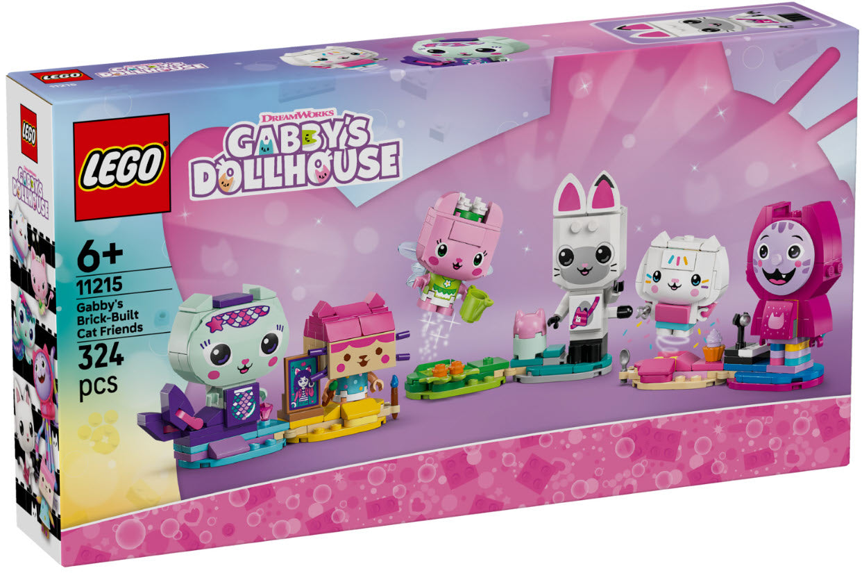 LEGO Gabby's Dollhouse 11215 Gabbys Katzenfreunde aus LEGO Steinen
