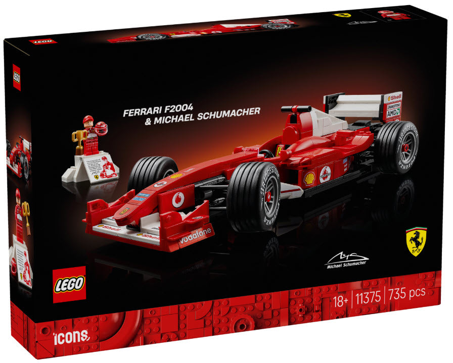 LEGO Icons 11375 Ferrari F2004 und Michael Schumacher