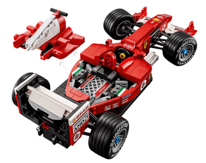 Detail 2: LEGO Icons 11375 Ferrari F2004 und Michael Schumacher