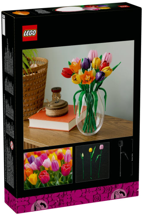 Box Rückseite: LEGO Botanicals 11501 Tulpenstrauß