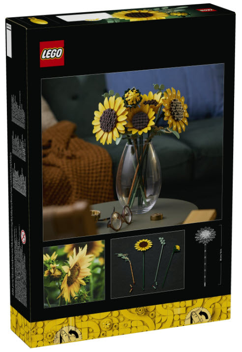 Box Rückseite: LEGO Botanicals 11502 Sonnenblumen