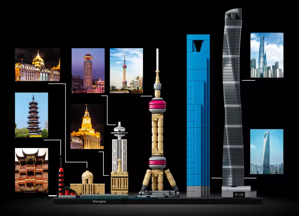 Detail 1: LEGO Architecture 21039 Shanghai