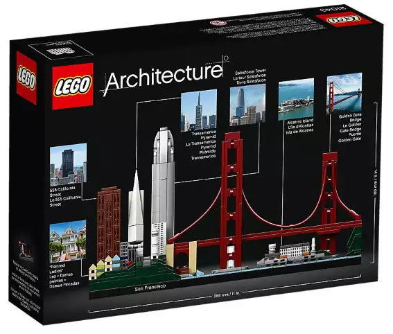 Box Rückansicht: LEGO Architecture 21043 San Francisco