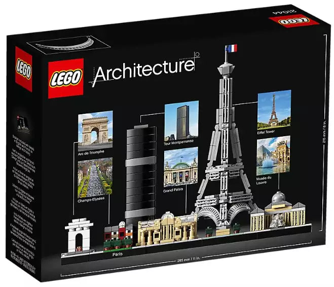 Box Rückansicht: LEGO Architecture 21044 Paris