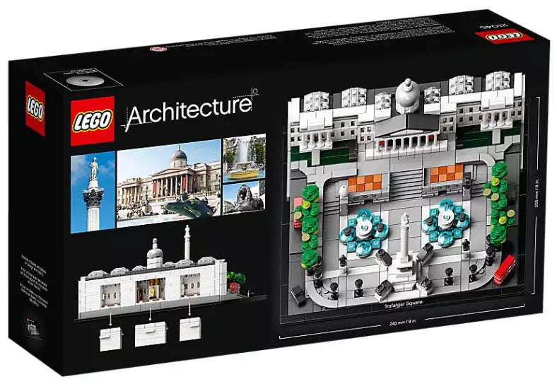 Box Rückansicht: LEGO Architecture 21045 Trafalgar Square