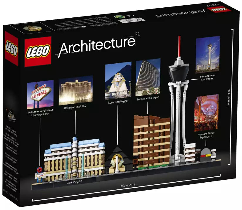 Box Rückansicht: LEGO Architecture 21047 Las Vegas