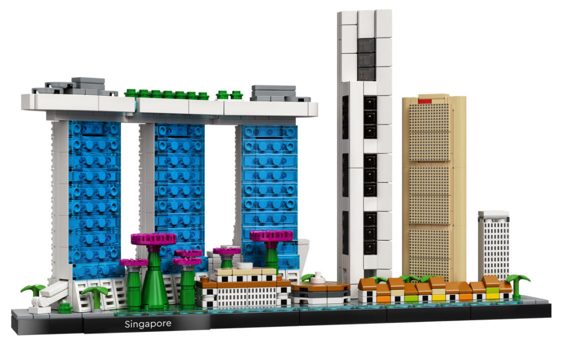 Inhalt: LEGO Architecture 21057 Singapur