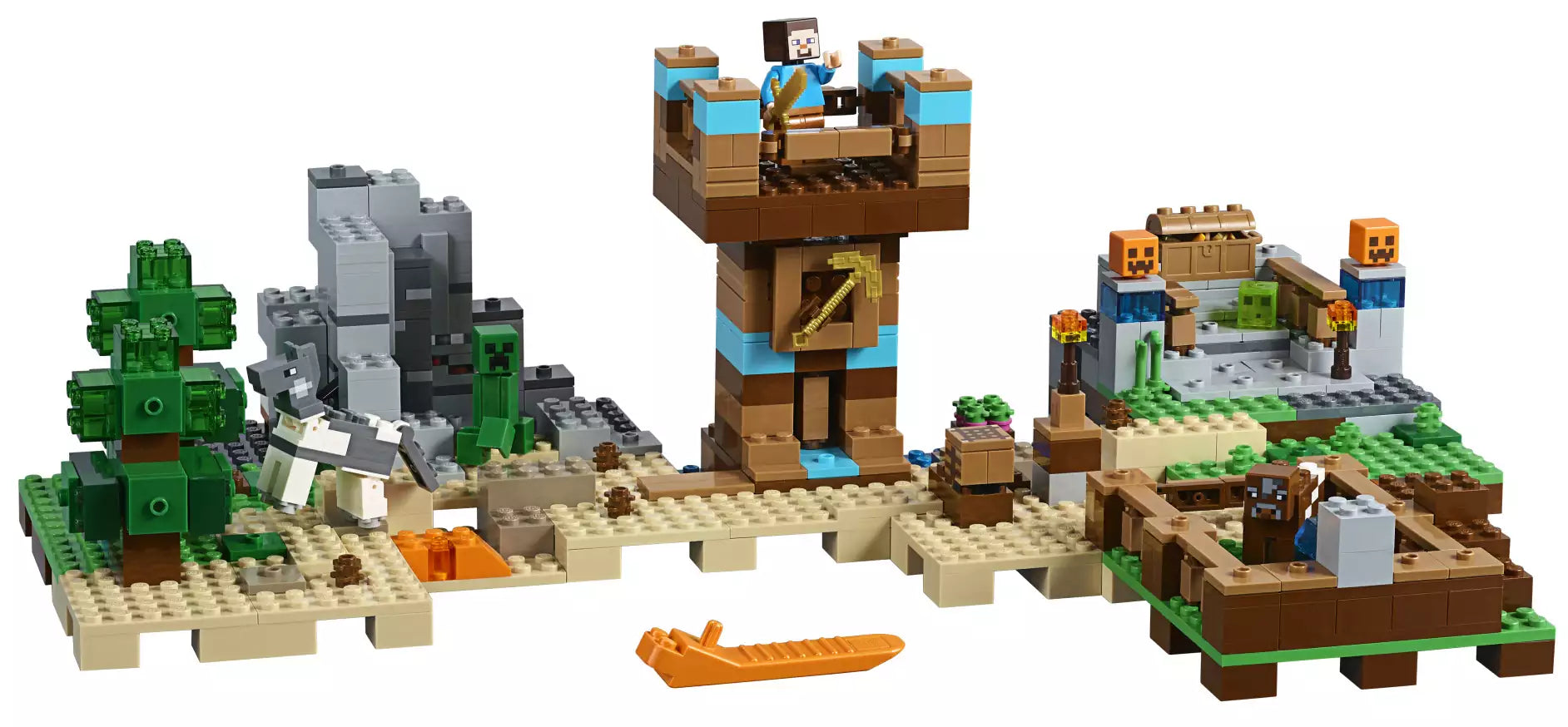 LEGO Minecraft 21135 Die Crafting-Box 2.0, Inhalt