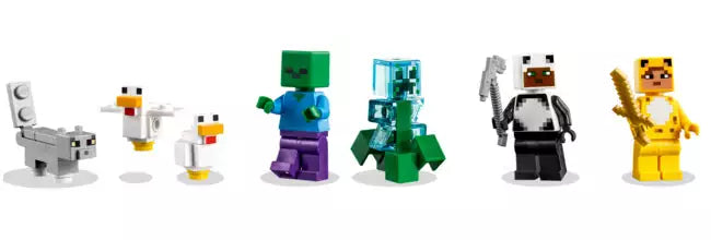 Minifiguren: LEGO Minecraft 21174 Das moderne Baumhaus