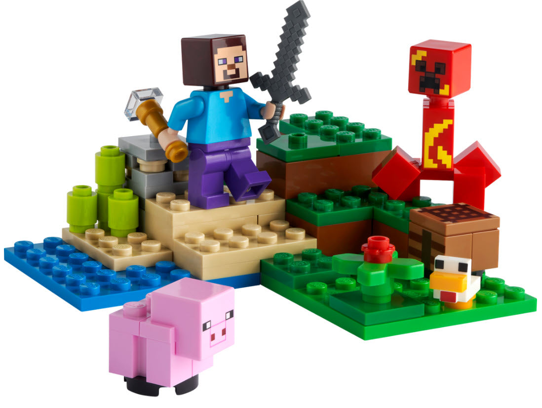 Inhalt: LEGO Minecraft 21177 Der Hinterhalt des Creeper