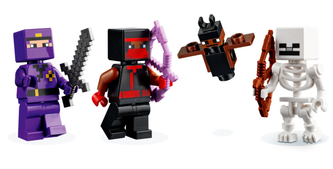 Minifiguren: LEGO Minecraft 21183 Das Trainingsgelände