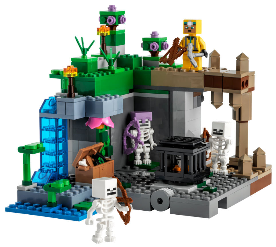 Inhalt: LEGO Minecraft 21189 Das Skelettverlies
