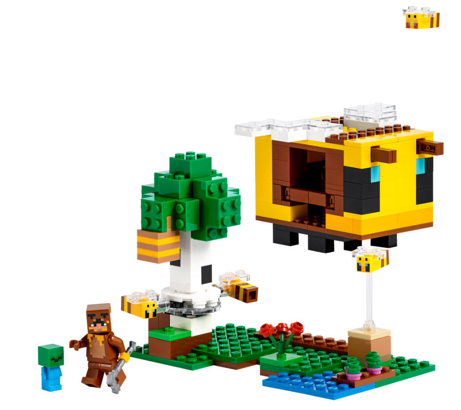 Inhalt: LEGO Minecraft 21241 Das Bienenhäuschen