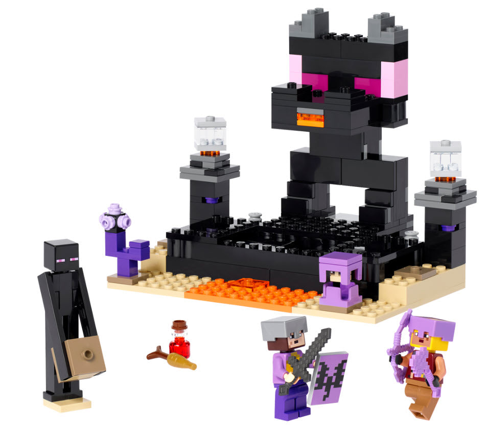 Inhalt: LEGO Minecraft 21242 Die End-Arena