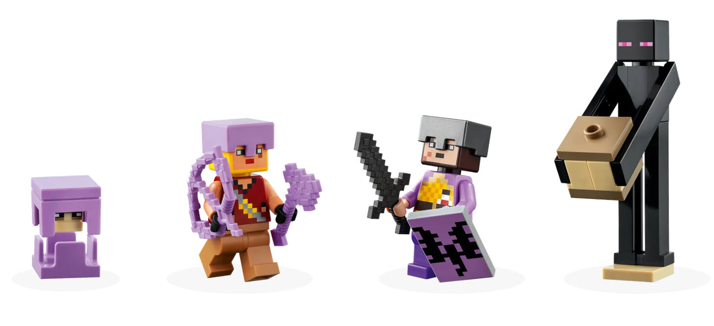 Minifiguren: LEGO Minecraft 21242 Die End-Arena