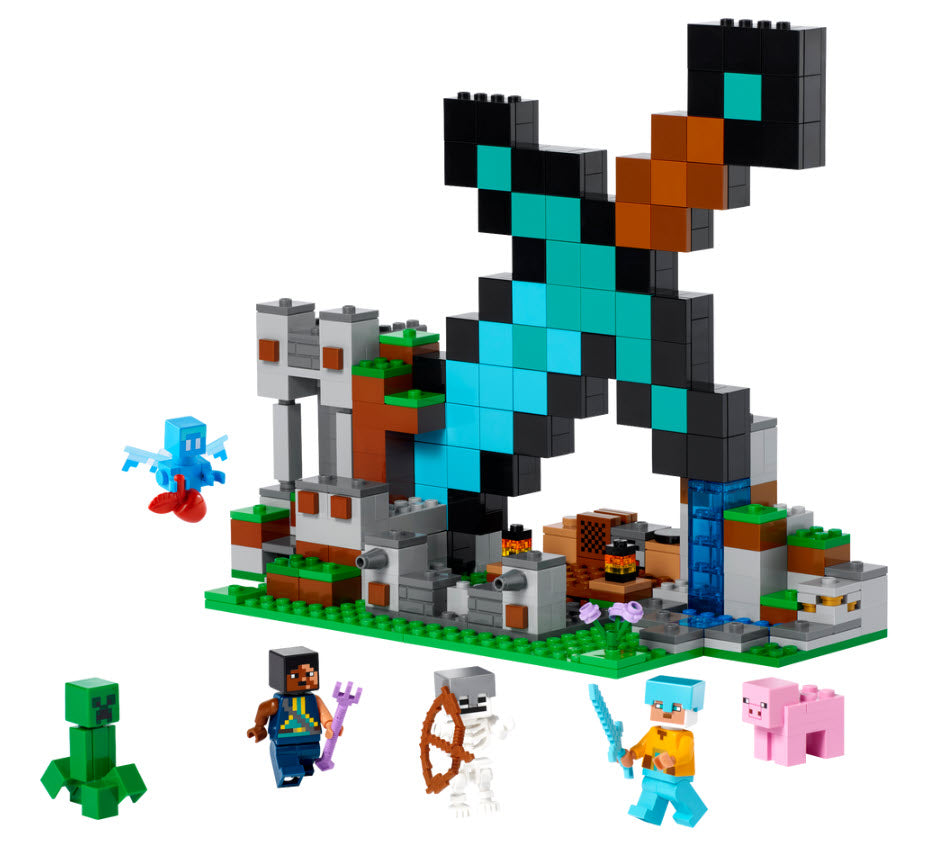 Inhalt: LEGO Minecraft 21244 Der Schwert-Außenposten