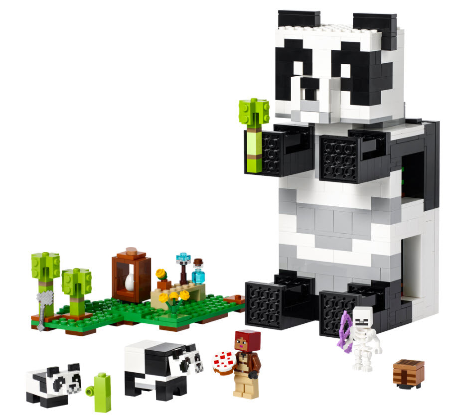Inhalt: LEGO Minecraft 21245 Das Pandahaus