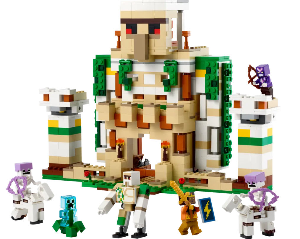 Inhalt: LEGO Minecraft 21250 Die Eisengolem-Festung
