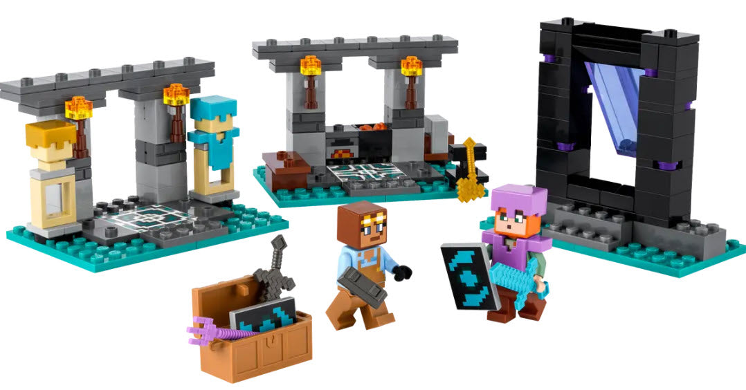 Inhalt: LEGO Minecraft 21252 Die Waffenkammer