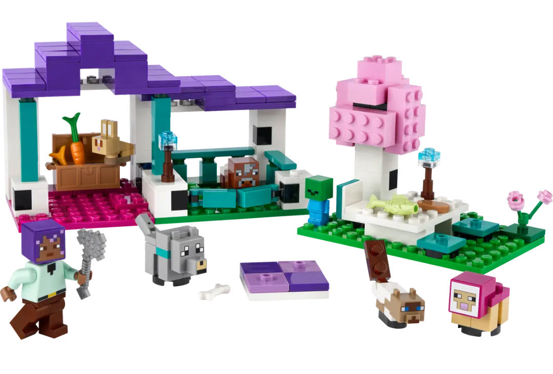 Inhalt: LEGO Minecraft 21253 Das Tierheim