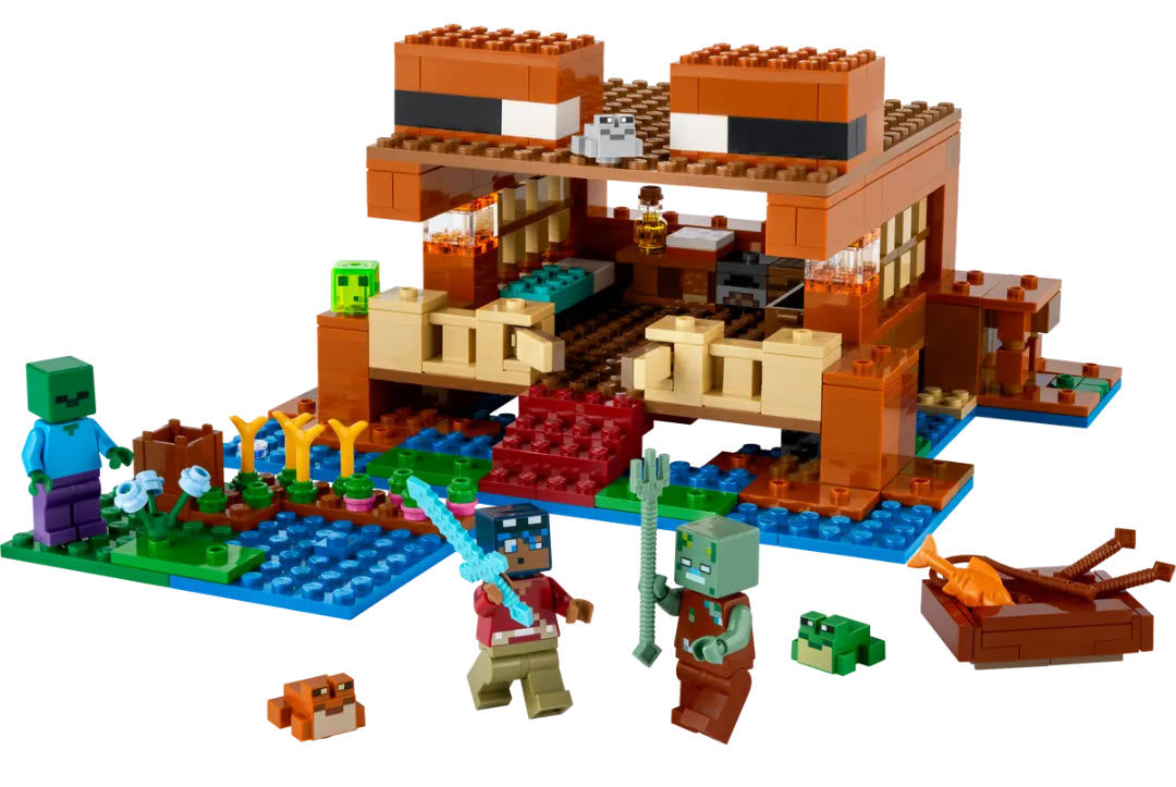Inhalt: LEGO Minecraft 21256 Das Froschhaus