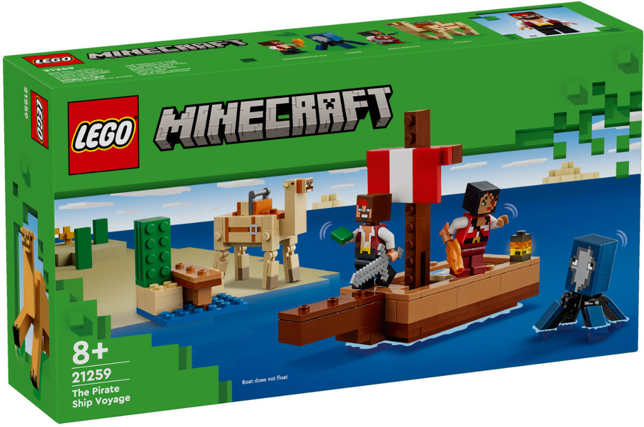 LEGO Minecraft 21259 Die Piratenschiffreise