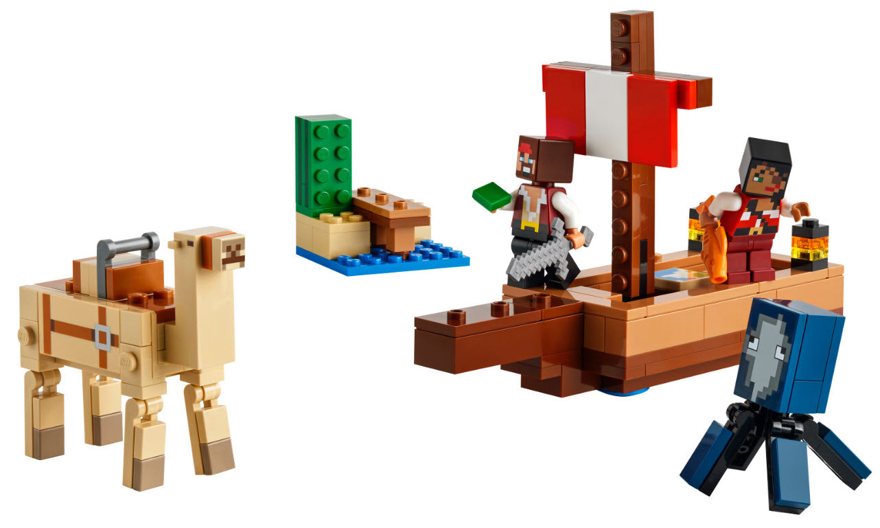Inhalt: LEGO Minecraft 21259 Die Piratenschiffreise