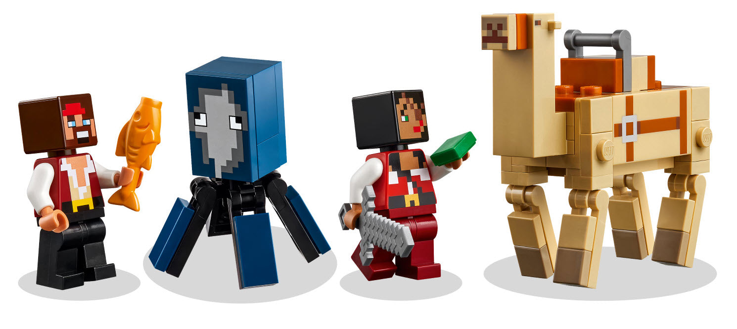Minifiguren: LEGO Minecraft 21259 Die Piratenschiffreise