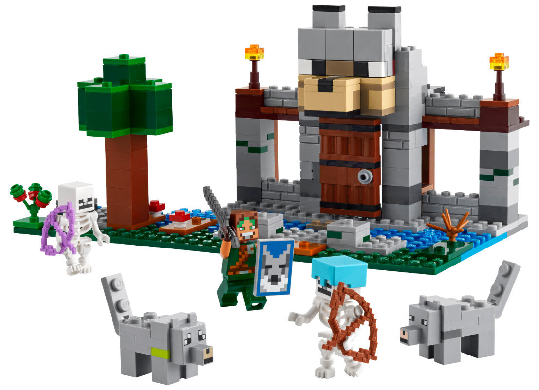 Inhalt: LEGO Minecraft 21261 Die Wolfsfestung