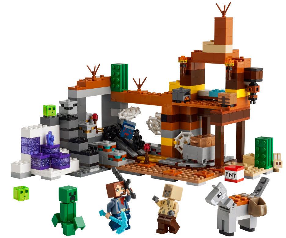 Inhalt: LEGO Minecraft 21263 Die Mine in den Badlands
