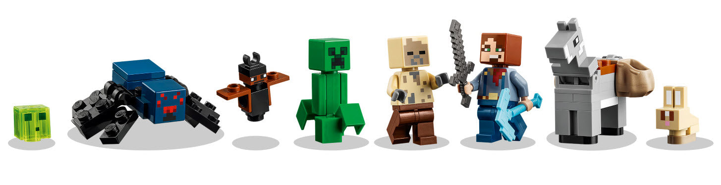 Minifiguren: LEGO Minecraft 21263 Die Mine in den Badlands