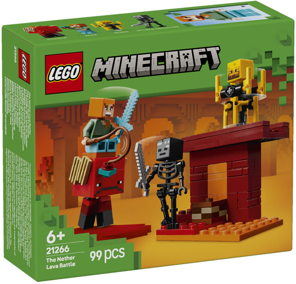 LEGO Minecraft 21266 Das Lava-Duell im Nether