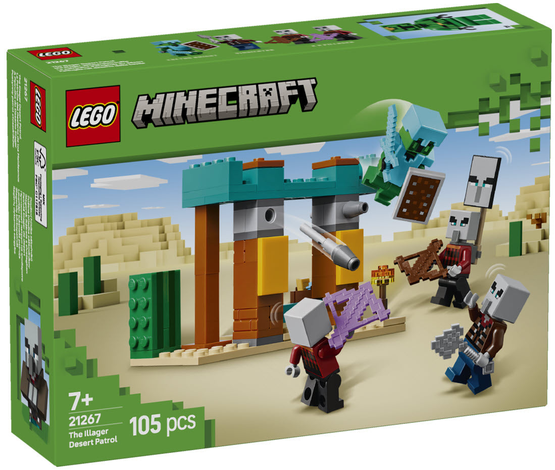 LEGO Minecraft 21267 Die Illager-Wüstenpatrouille