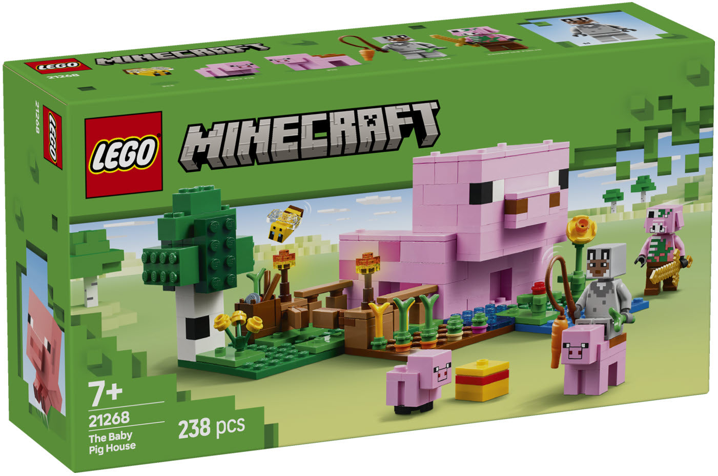 LEGO Minecraft 21268 Das Babyschwein-Haus