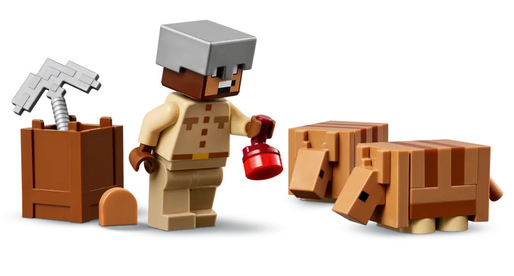 Minifiguren: LEGO Minecraft 21269 Die Expedition zur Gürteltiermine