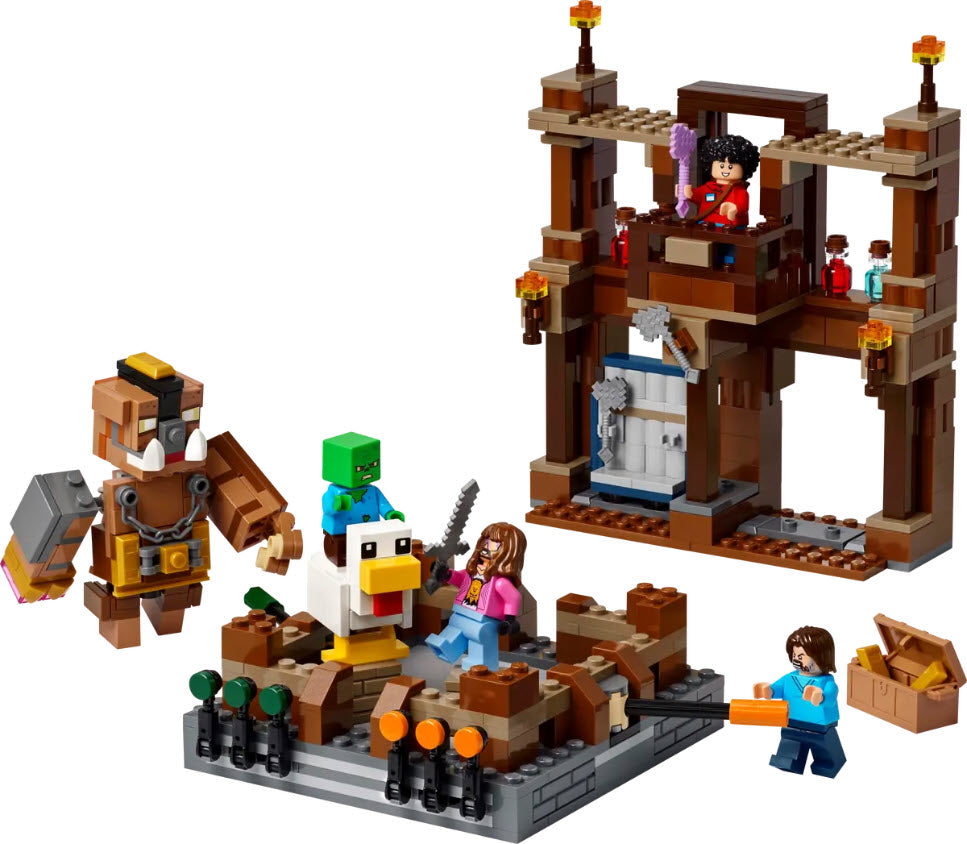 Inhalt: LEGO Minecraft 21272 Waldanwesen mit Boxring