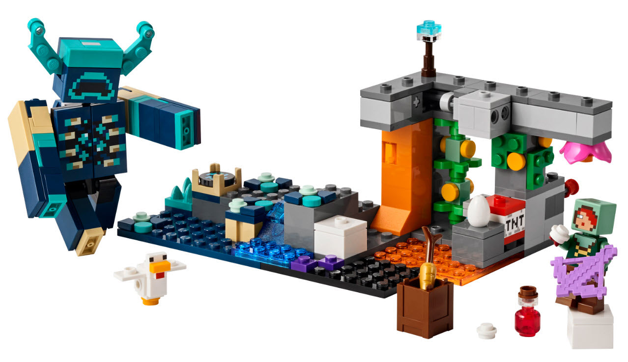 Inhalt: LEGO Minecraft 21274 Begegnung mit dem Wächter