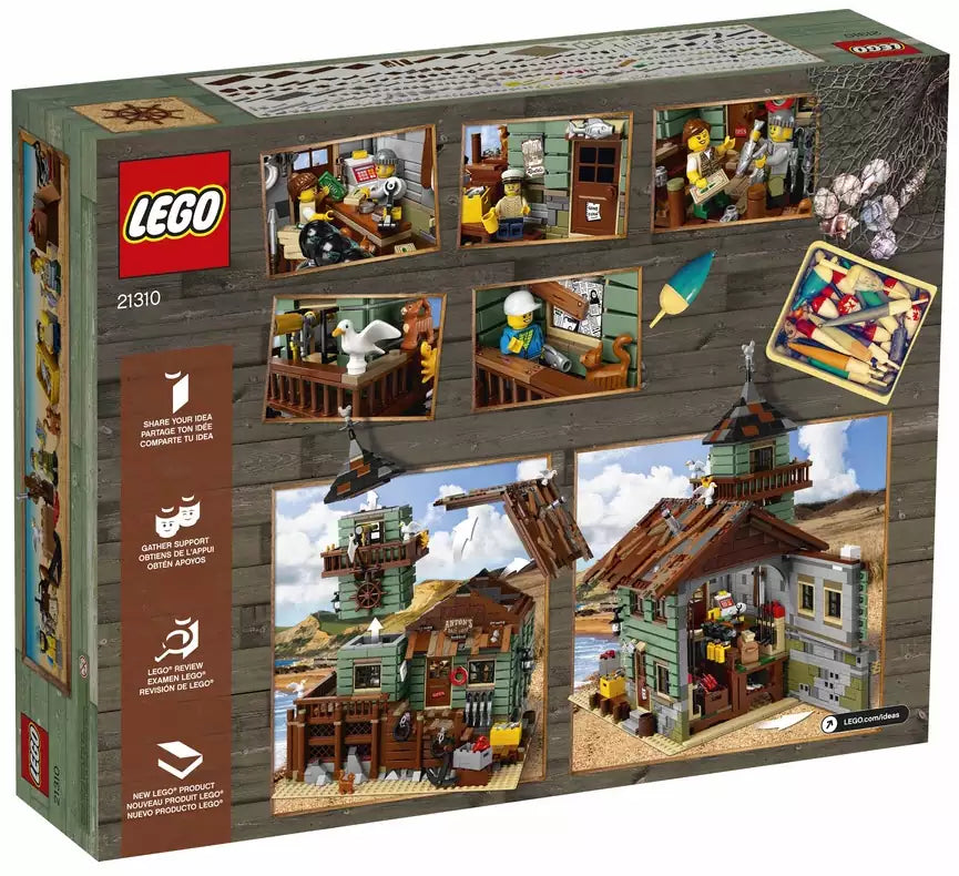 LEGO Ideas 21310 Alter Angelladen, Box Rückansicht