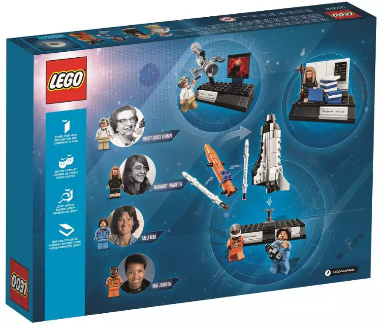 LEGO Ideas 21312 Die NASA-Frauen, Box Rückseite