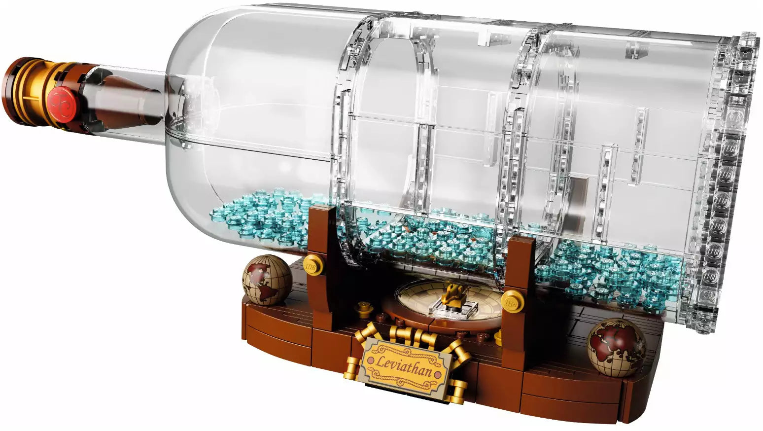 Flasche: LEGO Ideas 21313 Schiff in der Flasche
