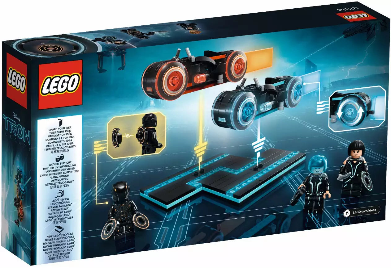 Box Rückansicht: LEGO Ideas 21314 TRON: Legacy