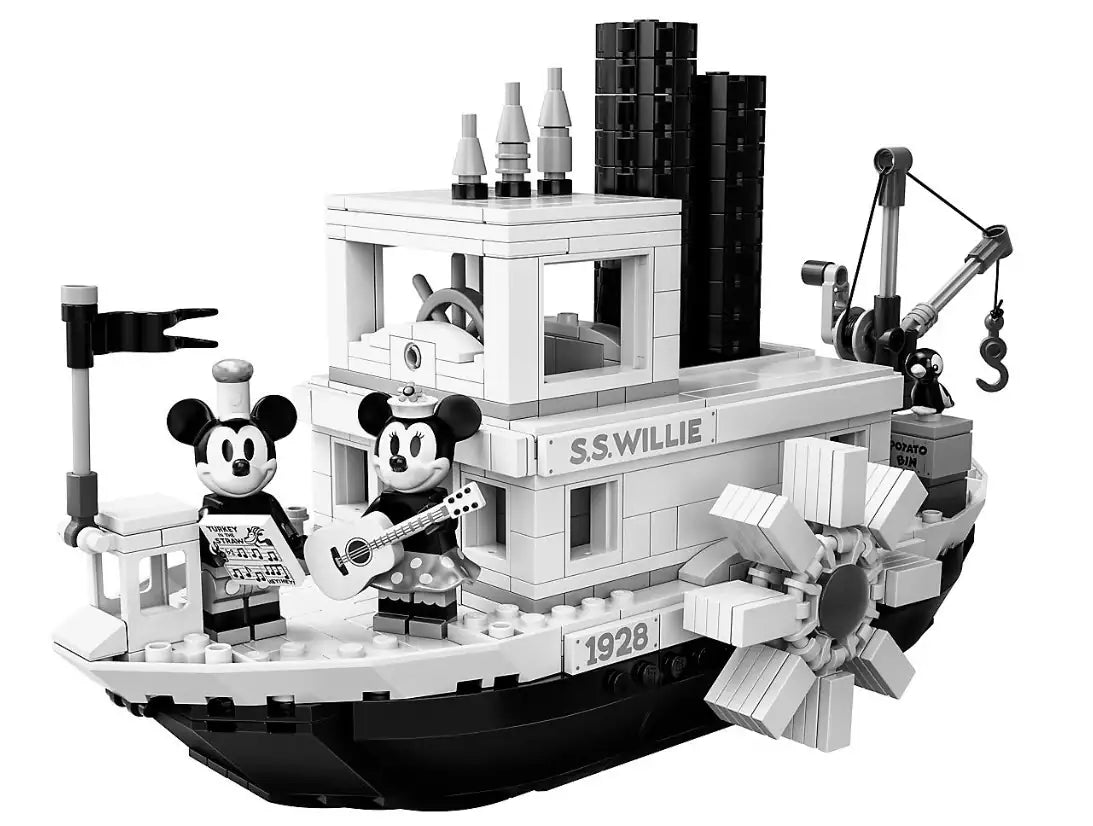 Inhalt: LEGO Ideas 21317 Steamboat Willie
