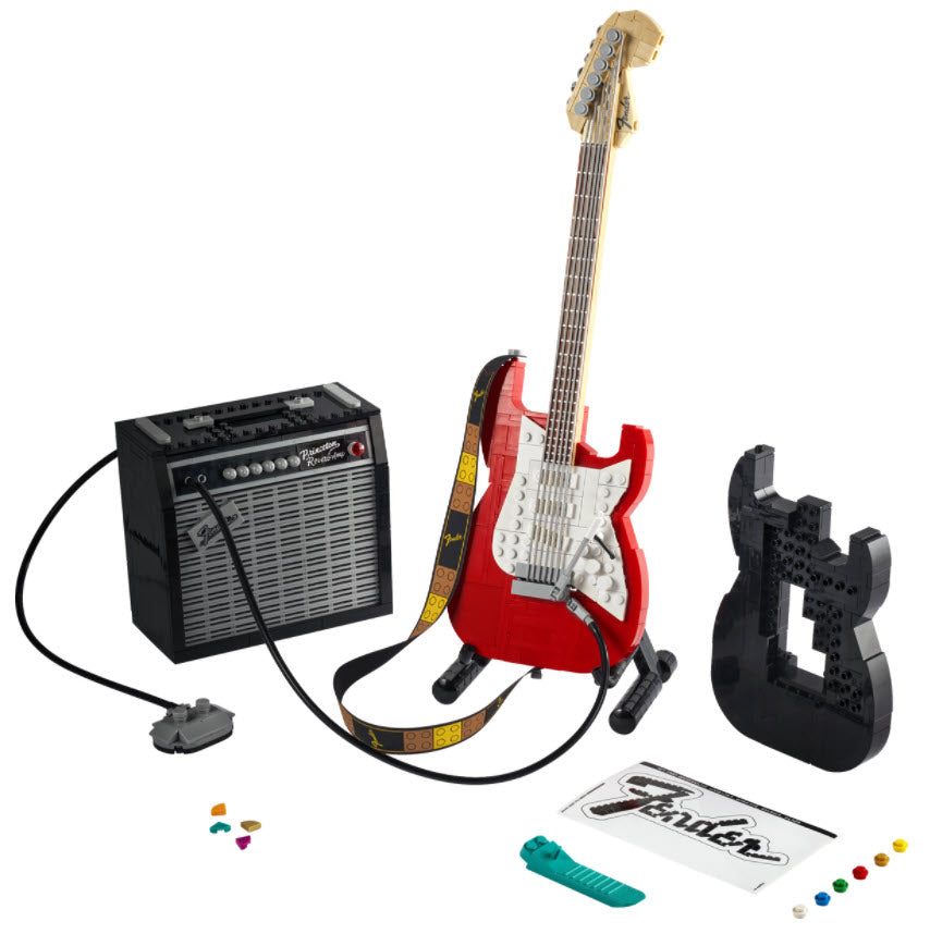 Inhalt: LEGO Ideas 21329 Fender Stratocaster