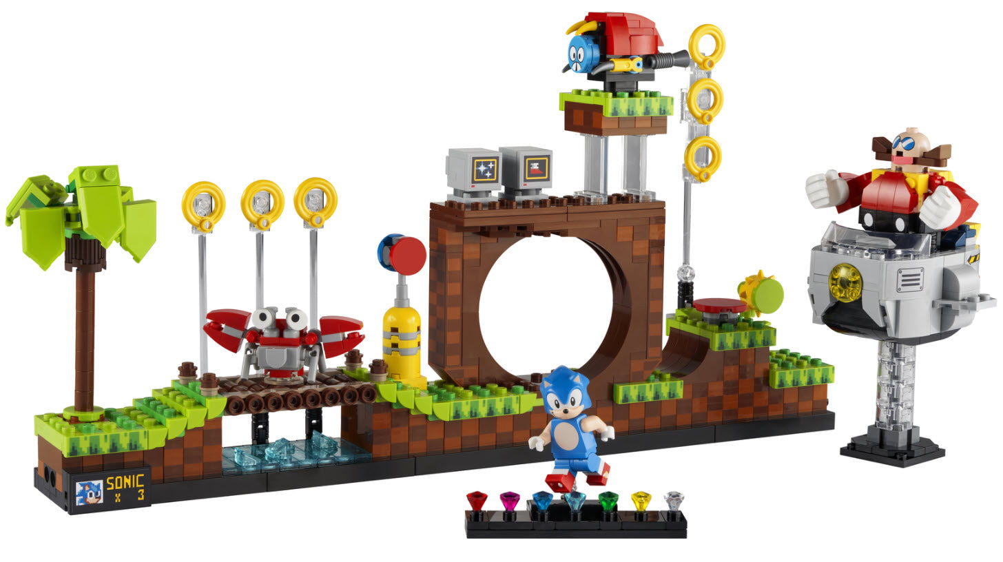Inhalt: LEGO Ideas 21331 Sonic the Hedgehog – Green Hill Zone